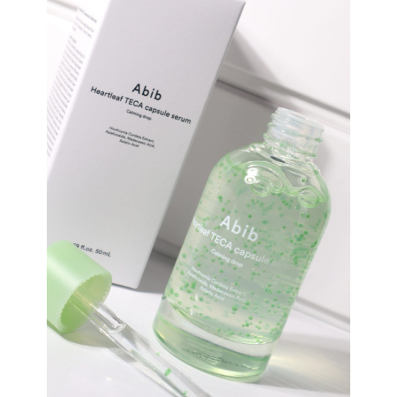  Tinh Chất Diếp Cá, Dịu Da Abib Heartleaf Teca Capsule Serum Calming Drop 50ml 