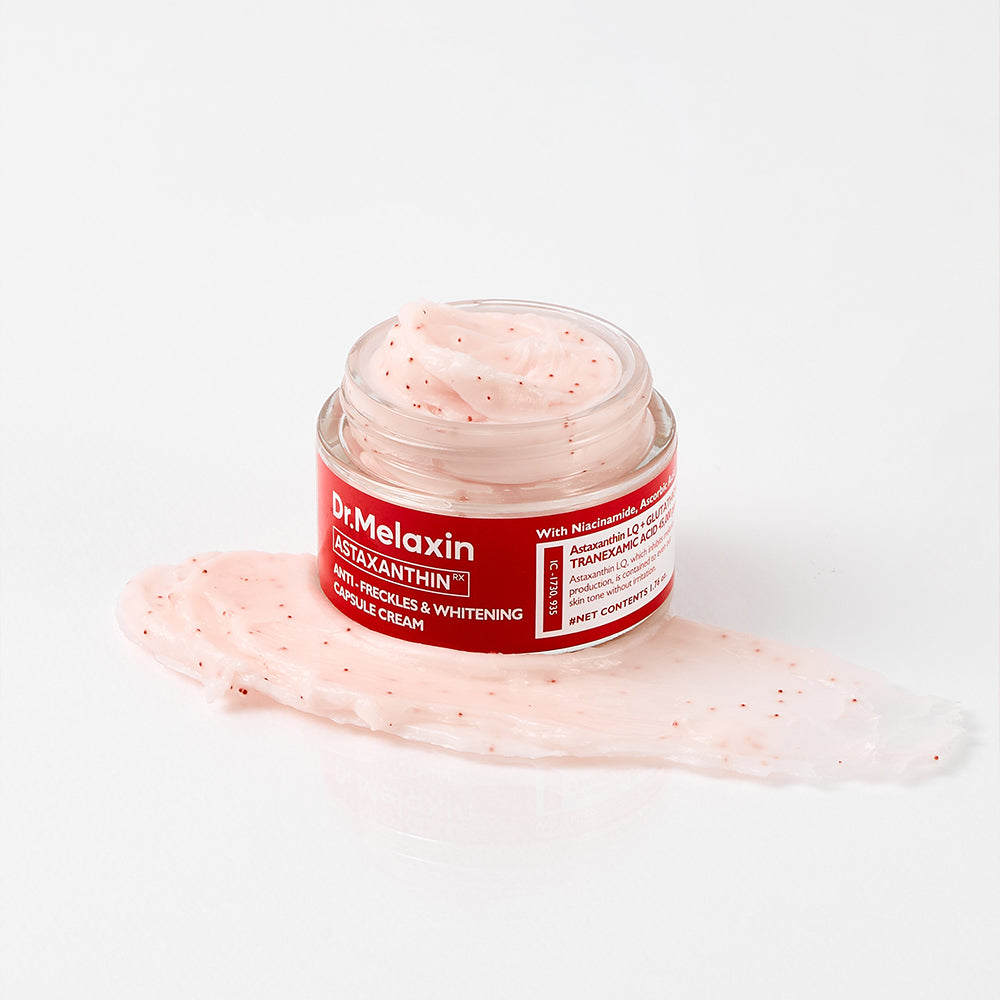  Kem Dưỡng Trắng Da, Mờ Thâm Dr. Melaxin Astaxanthin Anti Freckles & Whitening Capsule Cream 50g 