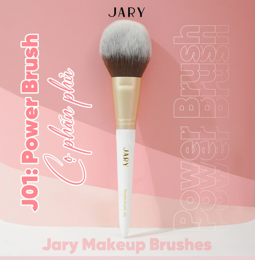  Cọ Phấn Phủ Đầu Tròn Jary Powder Brush J01 