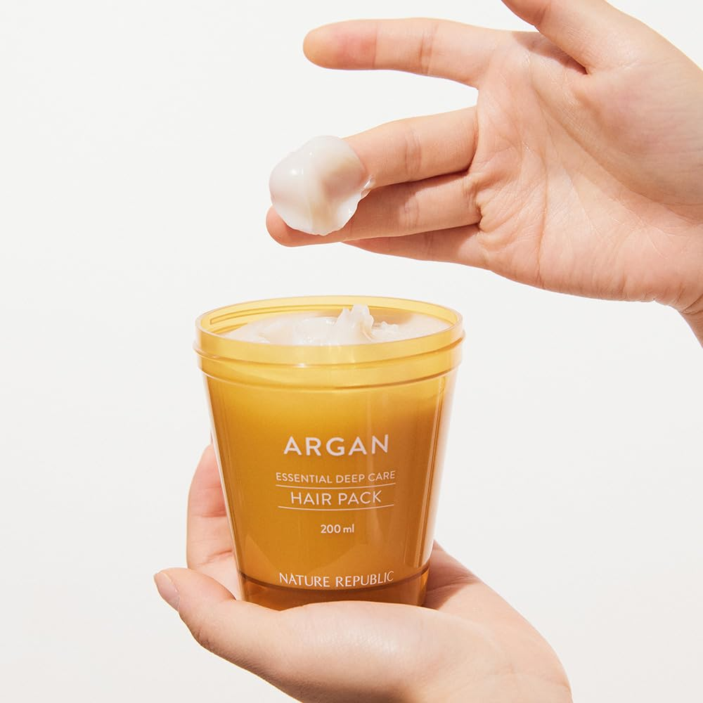 Kem Ủ Tóc Nature Republic Argan Essential Deep Care Hair Pack 470ml 