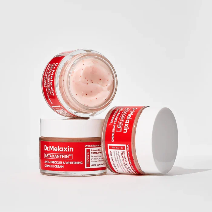  Kem Dưỡng Trắng Da, Mờ Thâm Dr. Melaxin Astaxanthin Anti Freckles & Whitening Capsule Cream 50g 