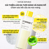  Nước Hoa Hồng Dưỡng Sáng Mờ Thâm Nám Nature Republic Vitapair C Toner 300ml 