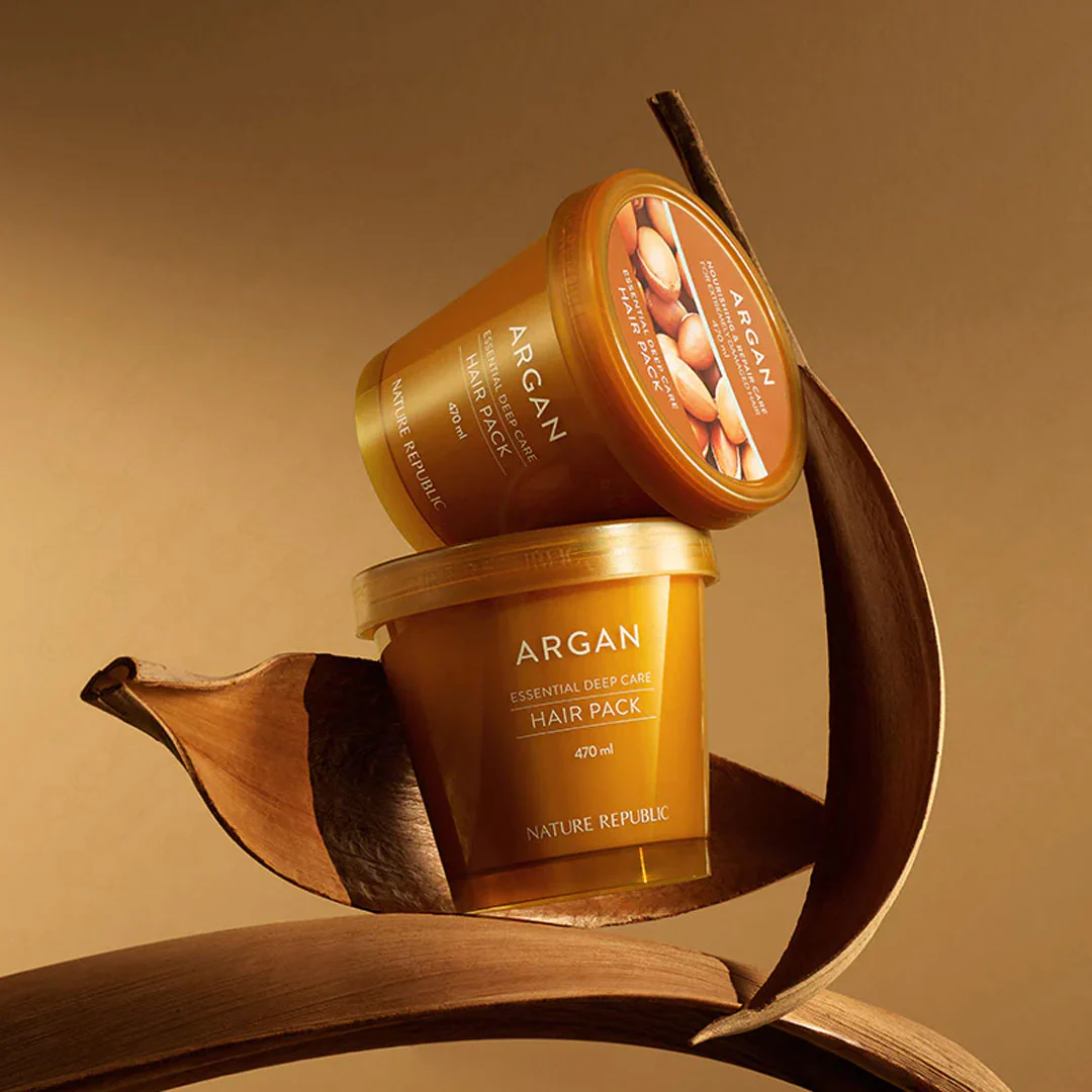  Kem Ủ Tóc Nature Republic Argan Essential Deep Care Hair Pack 470ml 