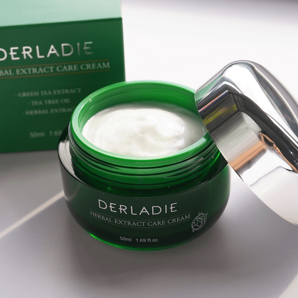  Kem Dưỡng Derladie Tràm Trà Giảm Mụn Kiềm Dầu Derladie Herbal Extract Care Cream 50ml 