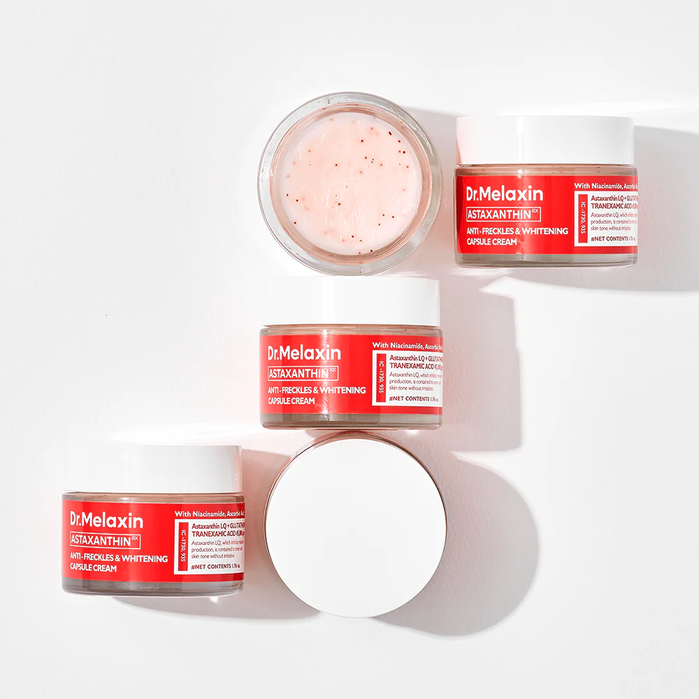 Kem Dưỡng Trắng Da, Mờ Thâm Dr. Melaxin Astaxanthin Anti Freckles & Whitening Capsule Cream 50g 