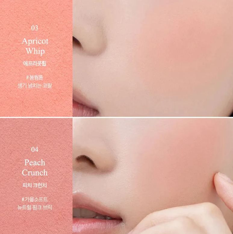  (NEW) Phấn Má Hồng Dạng Thạch Clio Air Blur Whip Blush 3g 