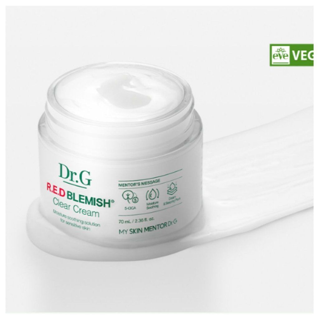  Kem dưỡng ẩm, phục hồi da nhạy cảm DR.G R.E.D Blemish CLEAR CREAM 70ml 