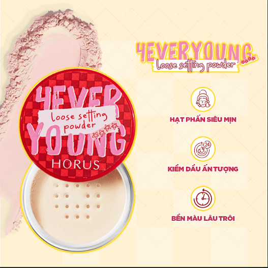  Phấn Phủ Bột Kiềm Dầu Horus 4everyoung Loose Setting Powder 7g 