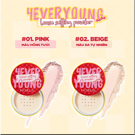  Phấn Phủ Bột Kiềm Dầu Horus 4everyoung Loose Setting Powder 7g 