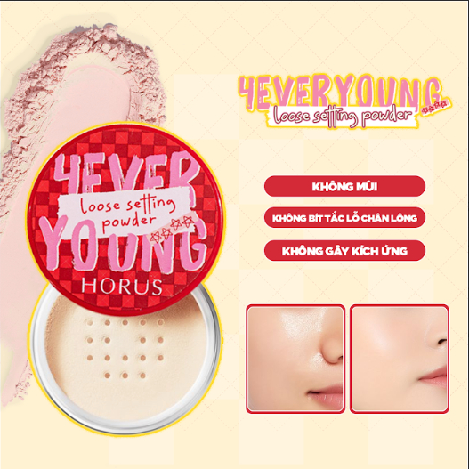  Phấn Phủ Bột Kiềm Dầu Horus 4everyoung Loose Setting Powder 7g 