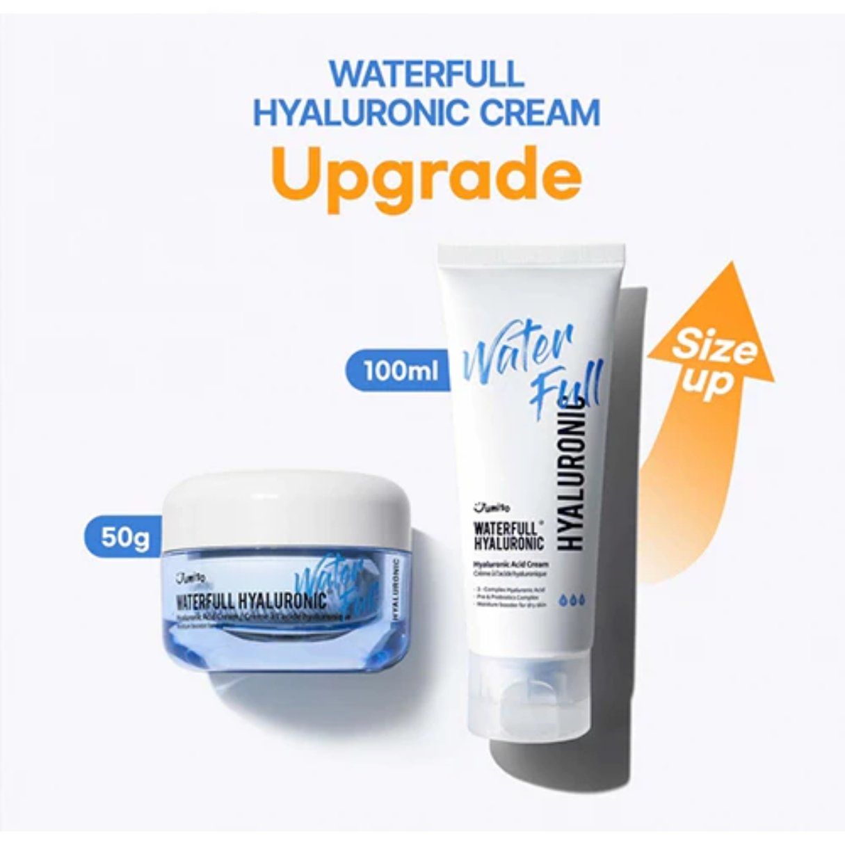 Kem Dưỡng Ẩm, Cấp Nước Jumiso Waterfull Hyaluronic Acid Cream 100ml 