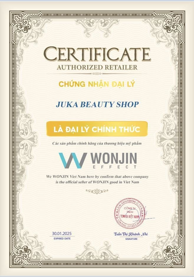  Mặt Nạ Giấy Dưỡng ẩm, Dưỡng Sáng Da Wonjin Effect Mask 30g (1 Miếng) 