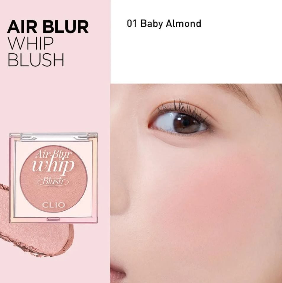  (NEW) Phấn Má Hồng Dạng Thạch Clio Air Blur Whip Blush 3g 