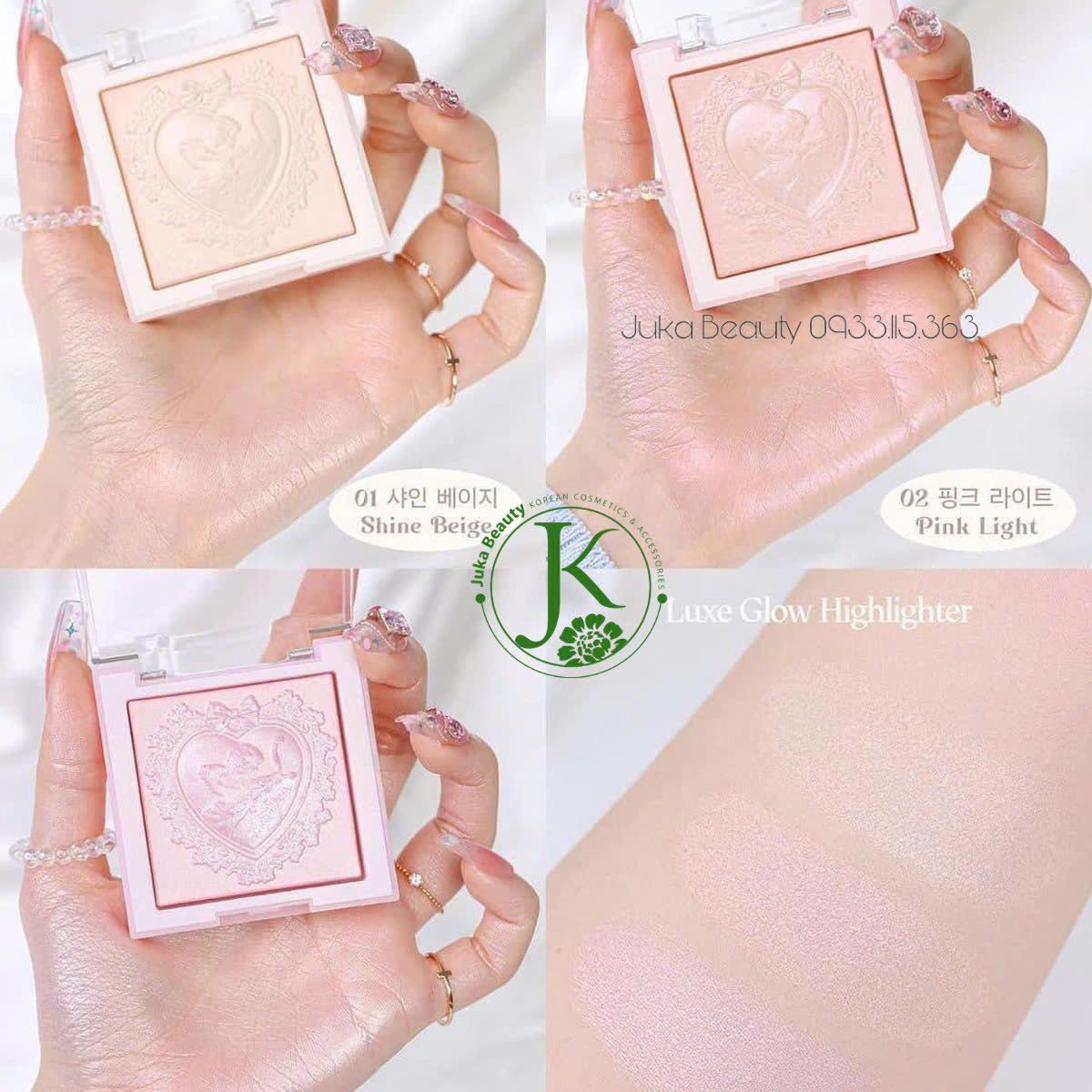  Phấn Bắt Sáng, Nhũ Lung Linh Dasique Luxe Glow Highlighter 7g 