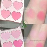  (Sweet Heart) Phấn Má Hồng 4 Ô Dasique Blending Mood Cheek 9g 
