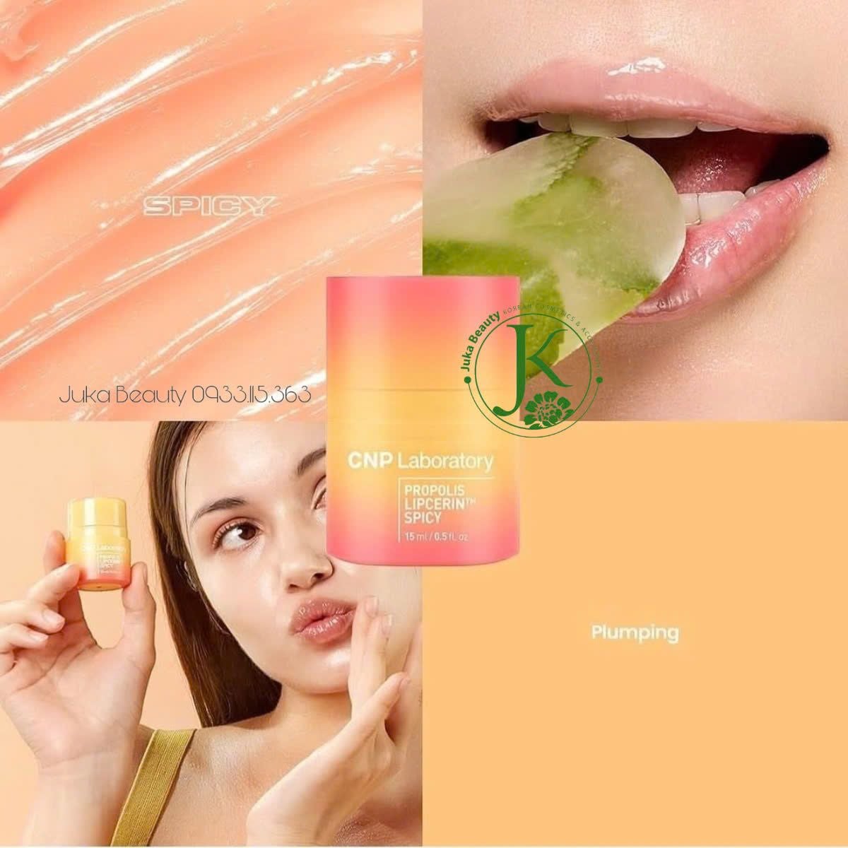  Son Dưỡng Môi Keo Ong CNP Propolis Lipcerin 15ml (BẢN MỚI) 