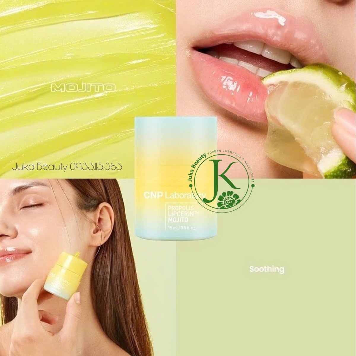  Son Dưỡng Môi Keo Ong CNP Propolis Lipcerin 15ml (BẢN MỚI) 
