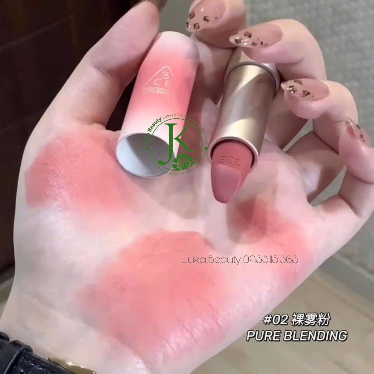  Son Thỏi Lì 3CE Cashmere Hug Lipstick mới nhất 2024 