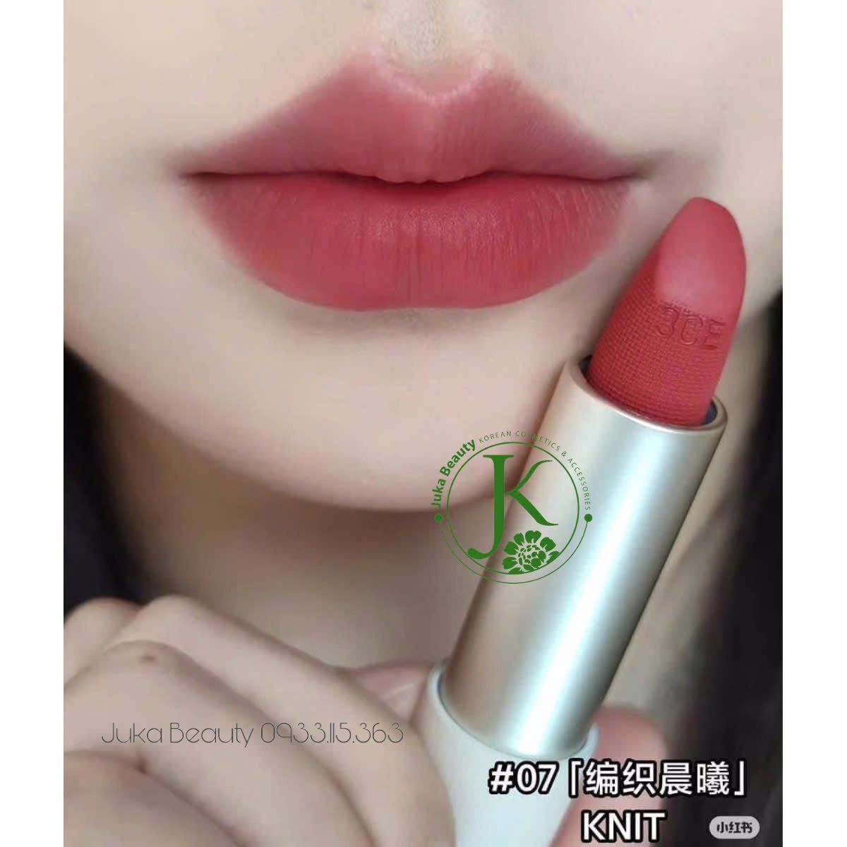  Son Thỏi Lì 3CE Cashmere Hug Lipstick mới nhất 2024 