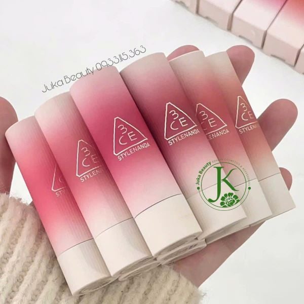  Son Thỏi Lì 3CE Cashmere Hug Lipstick mới nhất 2024 