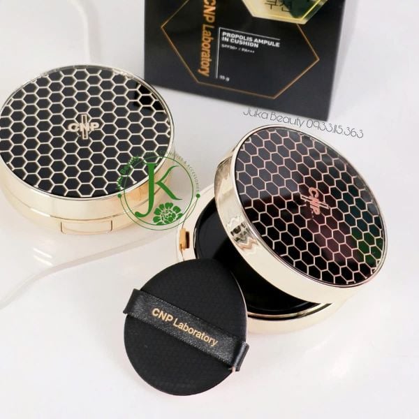  (KÈM LÕI) Phấn Nước Da Căng Bóng CNP Propolis Ampule In Cushion SPF50+ PA+++ 15g 