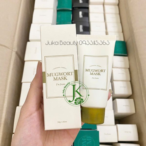  (SALE hsd 11/2026) (Mini Size) Mặt Nạ Ngải Cứu Dịu Da I'm From Mugwort Mask 30g 