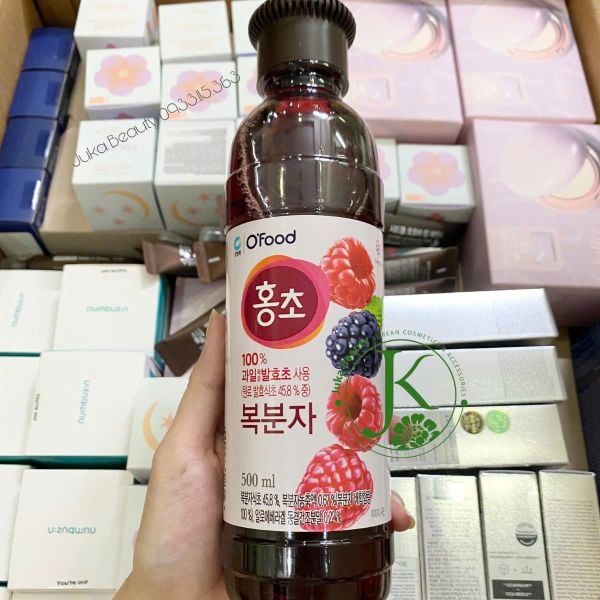  Giấm Mâm Xôi Daesang Hàn Quốc 500ml 