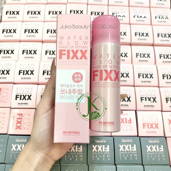  Xịt Khóa Nền Căng Bóng Da So Natural Glow Make Up Setting Fixx 75ml 