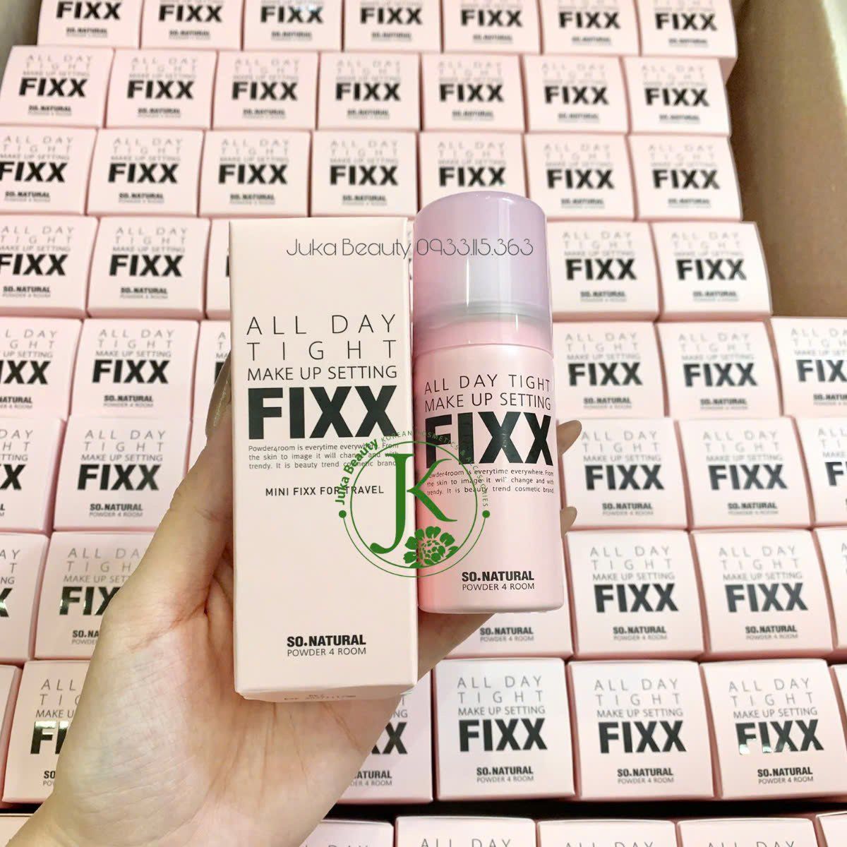  Xịt Khóa Nền Dành Cho Mọi Loại Da So Natural All Day Tight Make Up Setting Fixx 35ml/ 75ml 