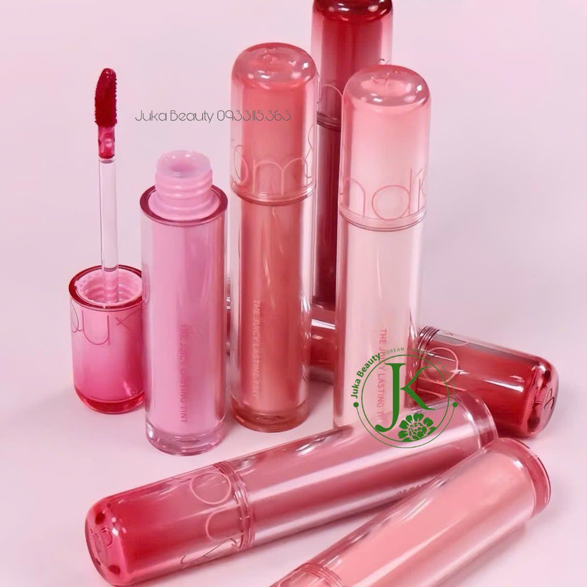  (Mẫu mới) Son Tint Bóng Romand The Juicy Lasting Tint 3.5g 