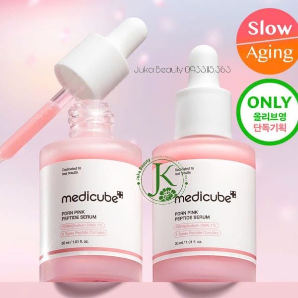  Tinh Chất Làm Sáng, Săn Chắc Da Medicube PDRN Pink Peptide Serum 30ml 
