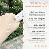  Kem Chống Nắng Nâng Tone, Kiềm Dầu Biomeek UVM TONE UP Suncream SPF50+ PA++++ 30ml (3 dòng) 