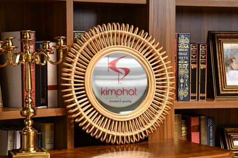  MR-2801: Good Looking Wicker Rattan Mirror 