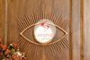 MR-2815: Charming Eye Shape Rattan Mirror
