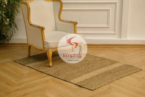  RM-2820: Distinguished Seagrass Combined With Palm Leaf Rug 