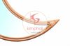 MR-2814: Beautiful Moon Shape Rattan Mirror