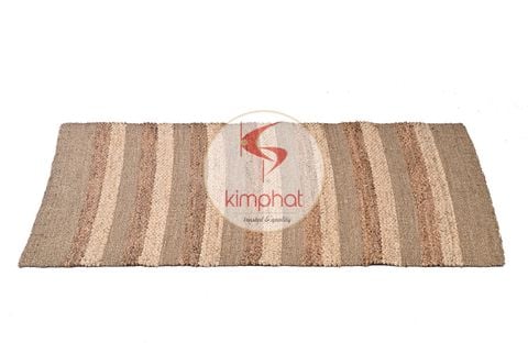  RM-2819: Hand Woven Seagrass Combined With Palm Leaf And Waterhyacinth Rug 