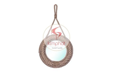  MJ-2806: High Quality Woven Rope Mirror 