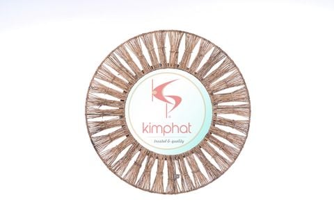  MJ-2812: Fine Woven Jute Wall Mirror 
