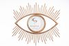 MR-2815: Charming Eye Shape Rattan Mirror