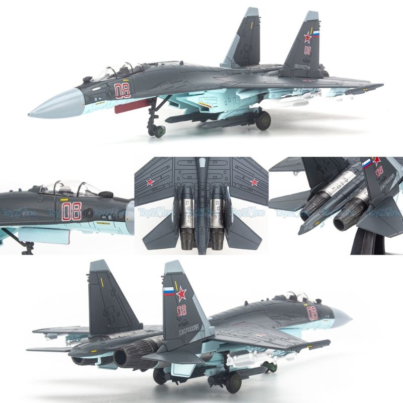 Mô hình máy bay chiến đấu Su-35 Super Flanker Russian Air Force 1:100 Nsmodel