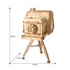Mô hình gỗ lắp ráp 3D Vintage Camera (Hộp Đựng Bút Máy Chụp Ảnh Cổ Điển) (Wood Color) - Robotime TG403 - WP054