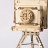  Mô hình gỗ lắp ráp 3D Vintage Camera (Hộp Đựng Bút Máy Chụp Ảnh Cổ Điển) (Wood Color) - Robotime TG403 - WP054 