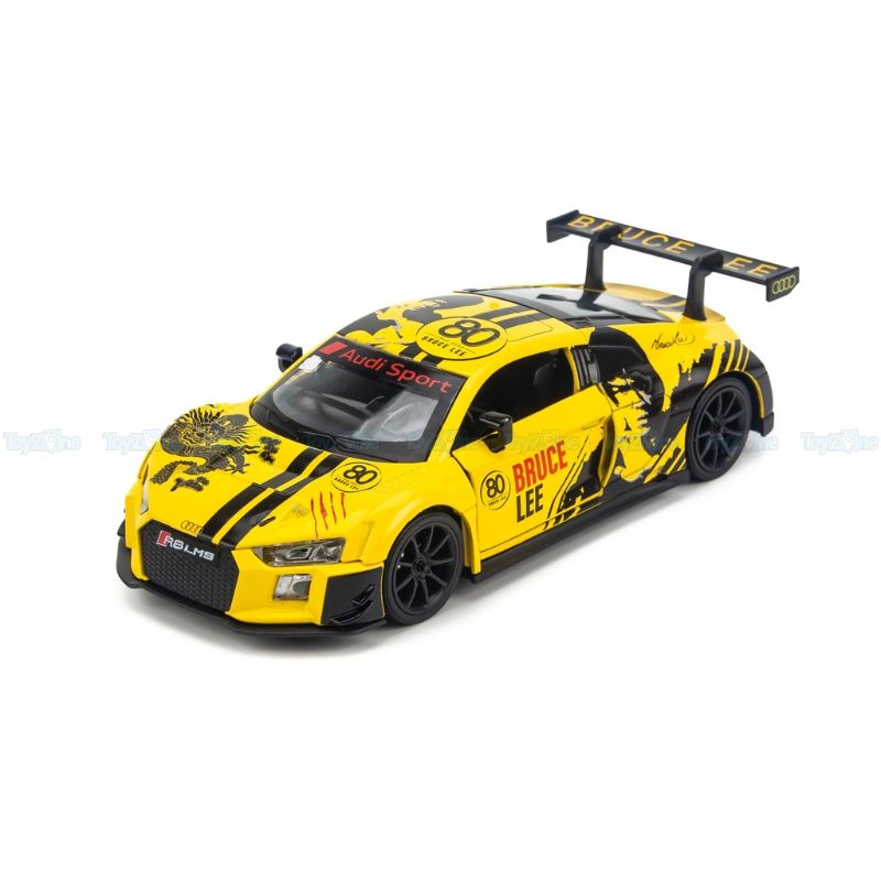 Mô hình xe Audi R8 LMS Bruce Lee 80th Anniversary Edition 1:32 MAKEDA