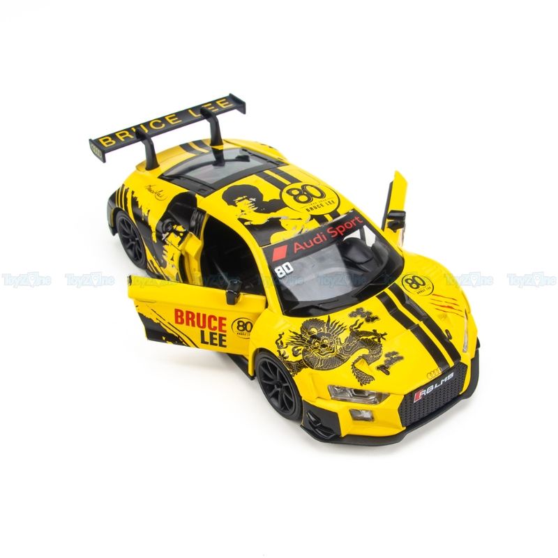 Mô hình xe Audi R8 LMS Bruce Lee 80th Anniversary Edition 1:32 MAKEDA