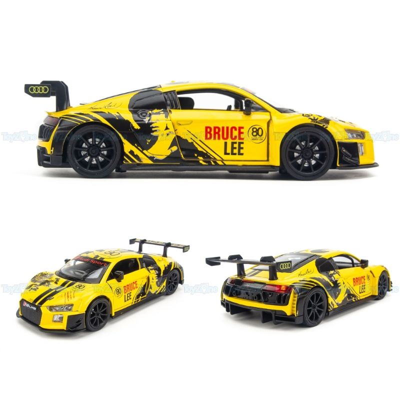 Mô hình xe Audi R8 LMS Bruce Lee 80th Anniversary Edition 1:32 MAKEDA