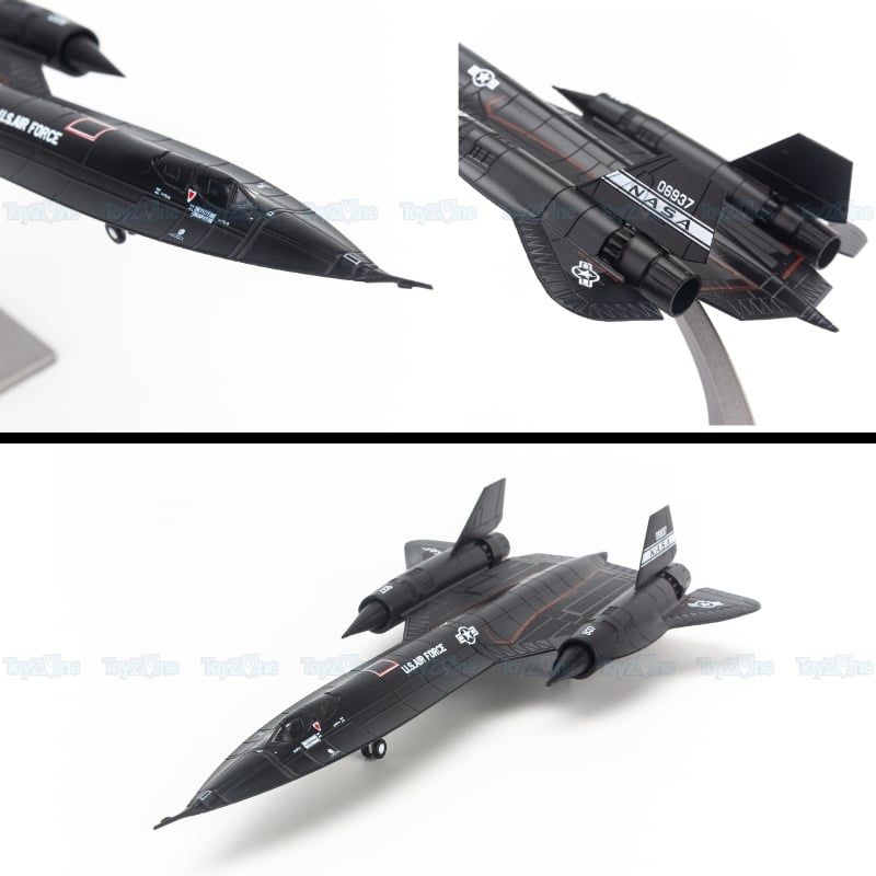  Mô hình máy bay quân sự SR-71 Blackbird Lockheed US Air Force 1:144 NS Model 