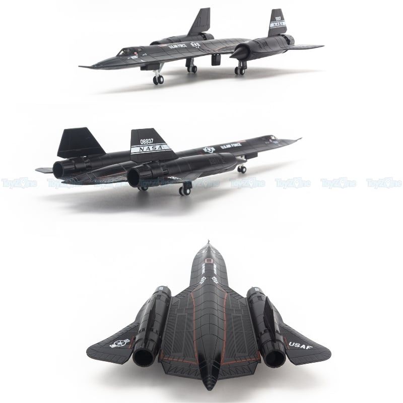  Mô hình máy bay quân sự SR-71 Blackbird Lockheed US Air Force 1:144 NS Model 