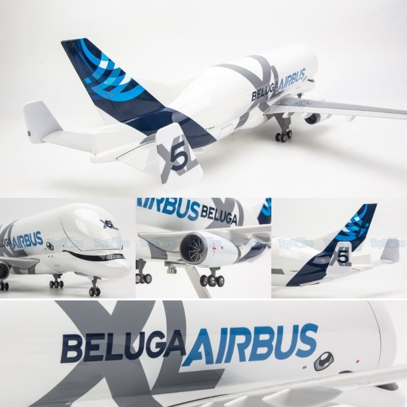 Mô hình máy bay vận tải Airbus Beluga XL A330-743L 42cm 1:150 Art Crown Model