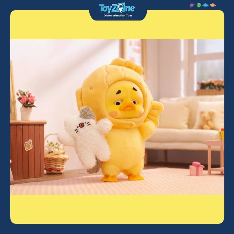 Mô hình Blind box Gấu bông Upset Duck Version 2 Act Cute Duck RONGCREATOR